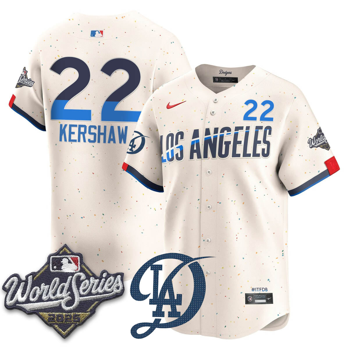 LAD 2025 World Series Jersey - All Stitched