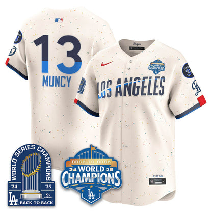 LAD 2025 World Series Champions Jersey - 9x Champs - All Stitched