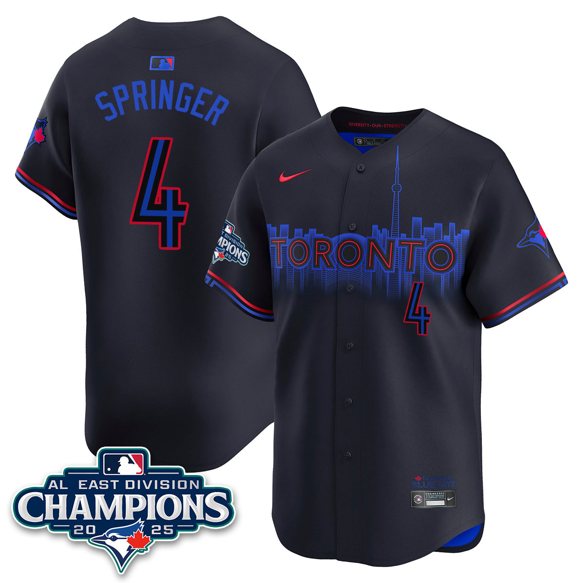 TBJ AL East Division Champions Jersey - All Stitched