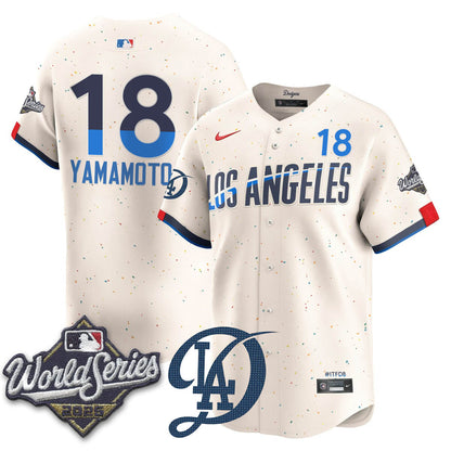 LAD 2025 World Series Jersey - All Stitched