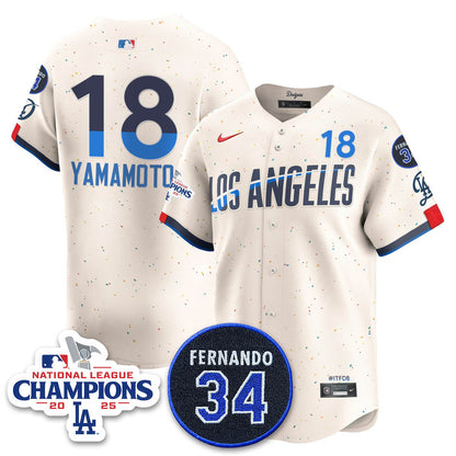 LAD 2025 NL Champions Jersey - All Stitched
