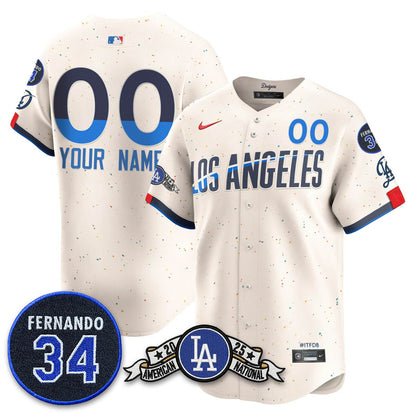 LAD 2025 National League Champions Custom Jersey - All Stitched