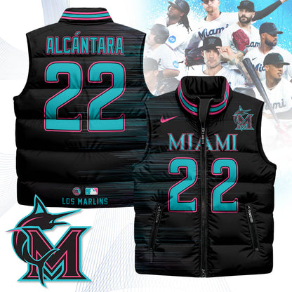 Miami Marlins Unisex Puffer Vest