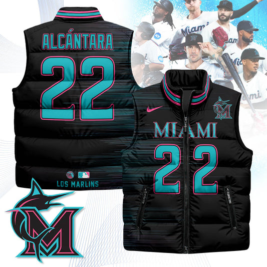 Miami Marlins Unisex Puffer Vest