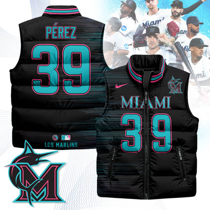 Miami Marlins Unisex Puffer Vest