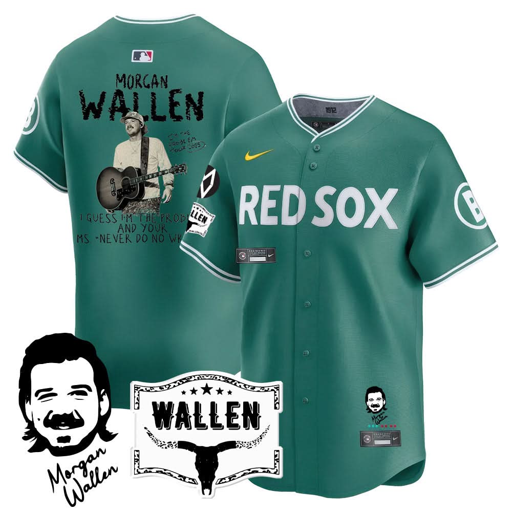 Boston Red Sox Morgan Wallen 2025 Jersey - All Stitched