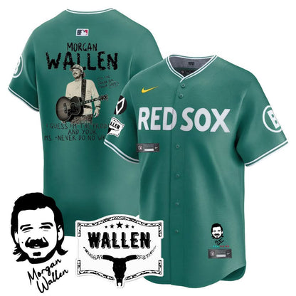 Boston Red Sox Morgan Wallen 2025 Jersey - All Stitched