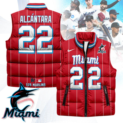 Miami Marlins Unisex Puffer Vest