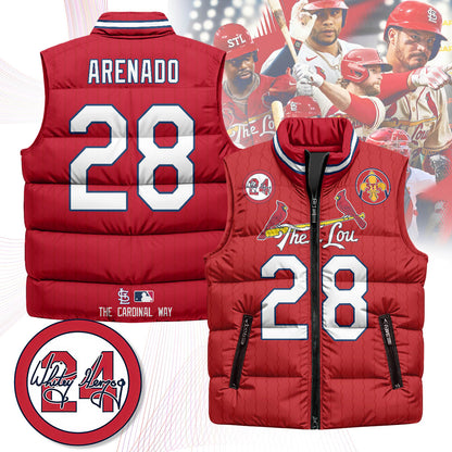 St. Louis Cardinals Unisex Puffer Vest
