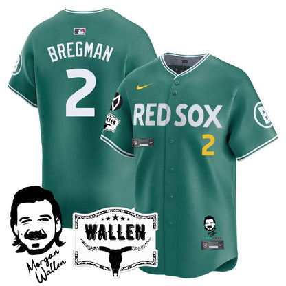Boston Red Sox Morgan Wallen 2025 Jersey - All Stitched