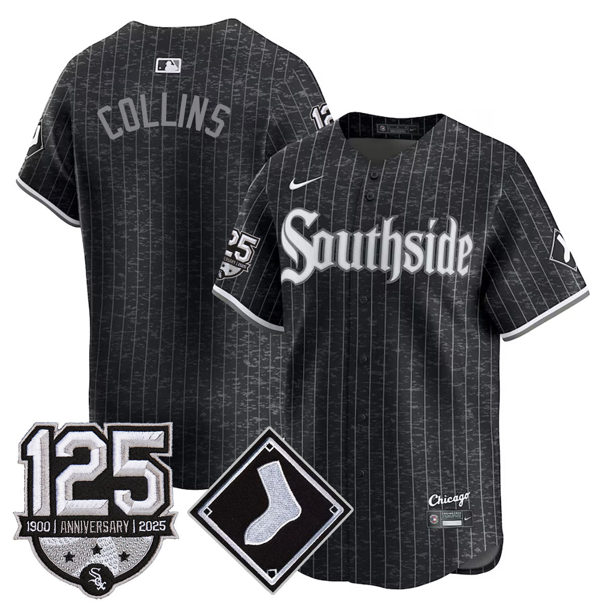 Chicago White Sox 125th Anniversary Jersey - All Stitched