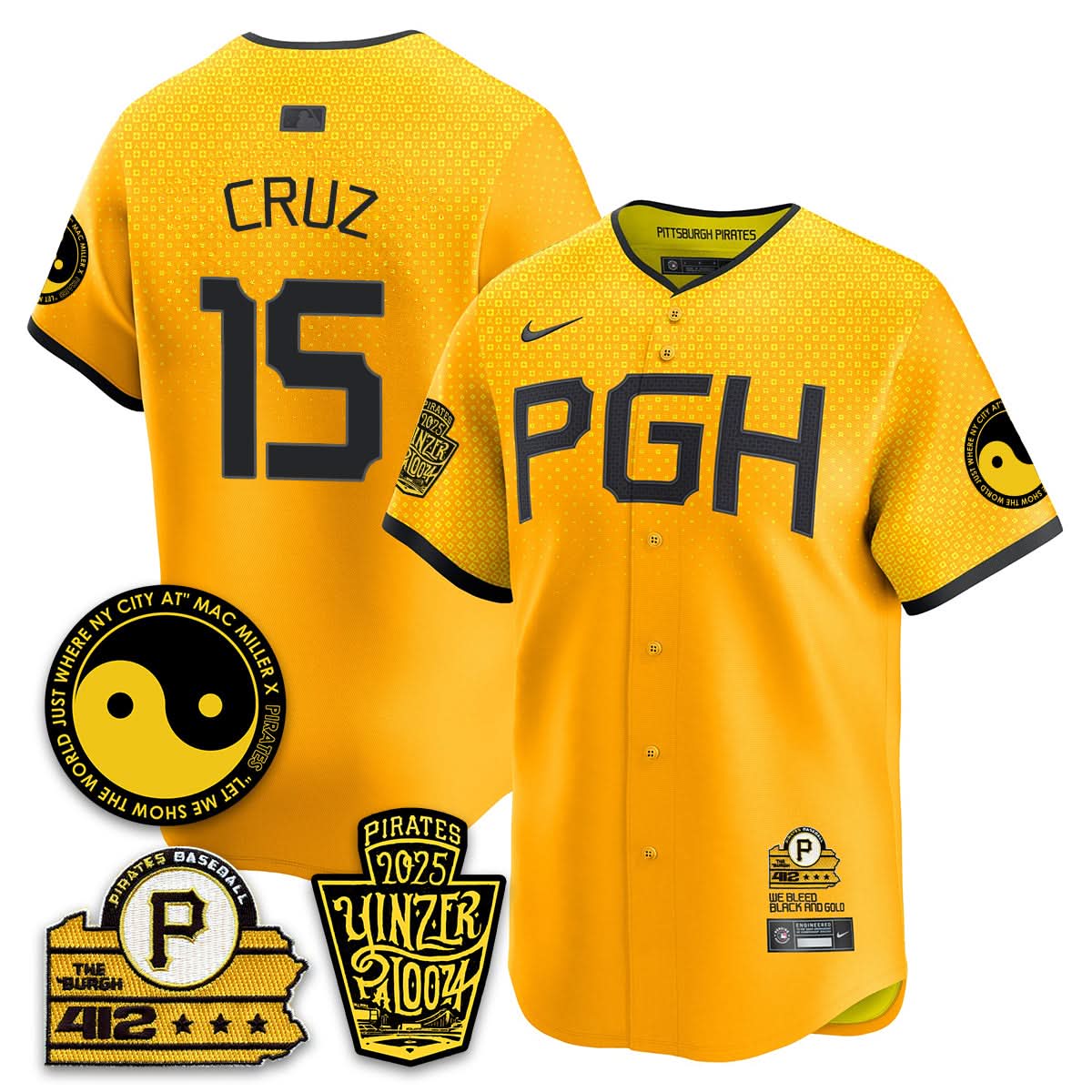Pittsburgh Pirates Yinzerpalooza 2025 Limited Jersey - All Stitched