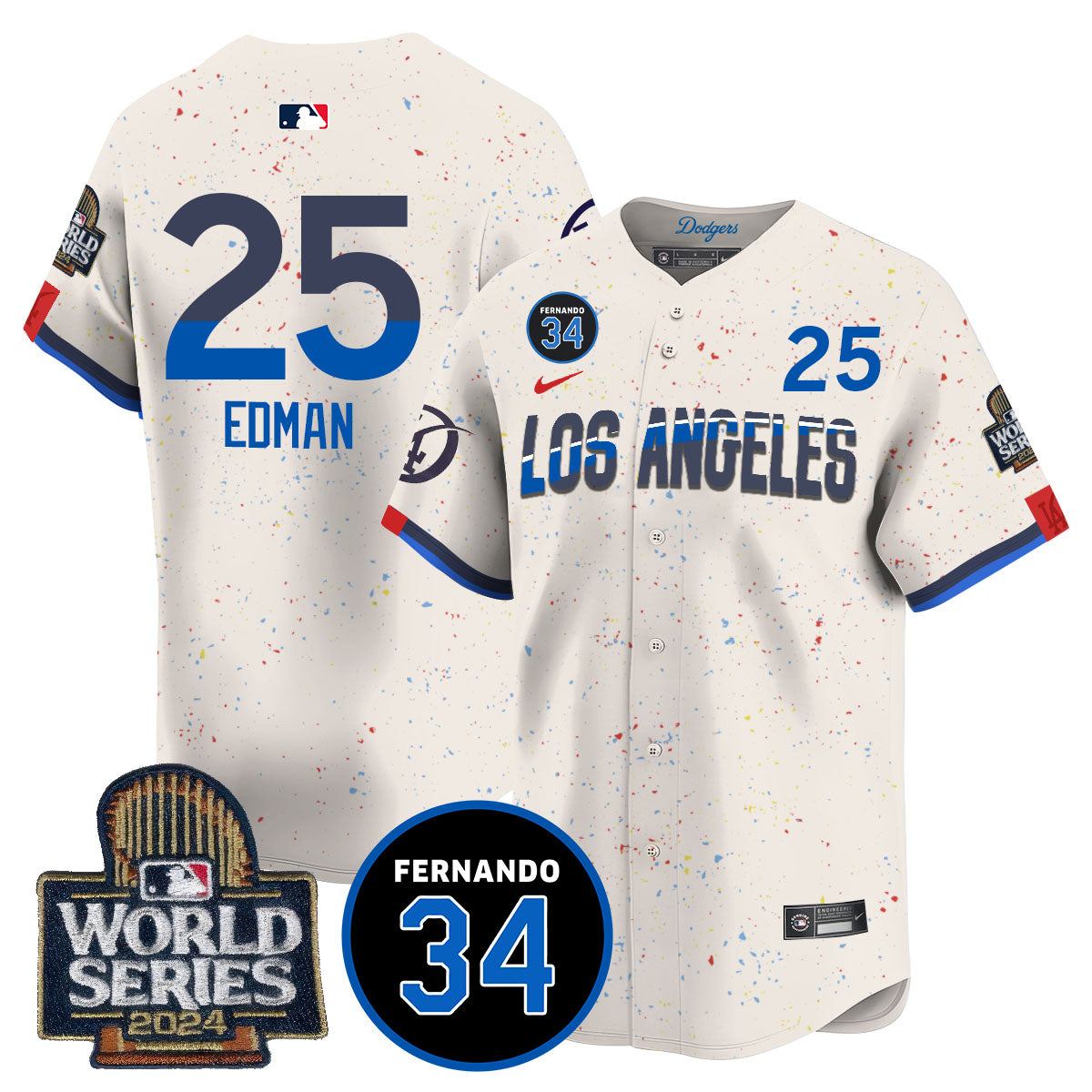 Dodgers Fernando Valenzuela Memorial Jersey - All Stitched