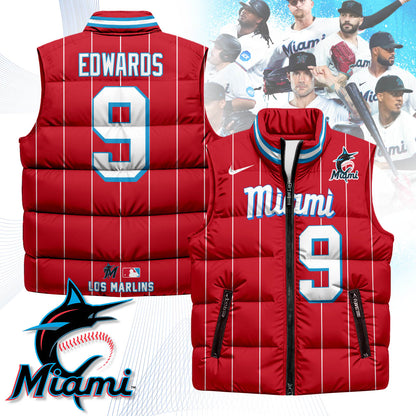 Miami Marlins Unisex Puffer Vest