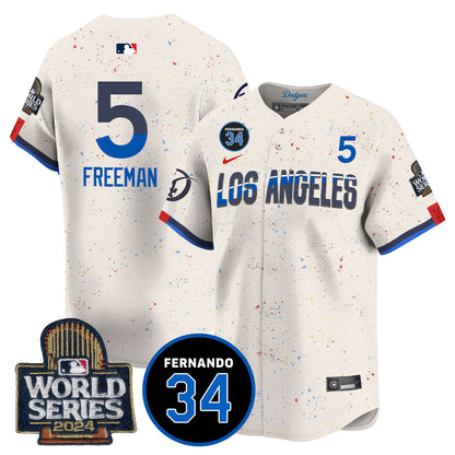 Dodgers Fernando Valenzuela Memorial Jersey - All Stitched