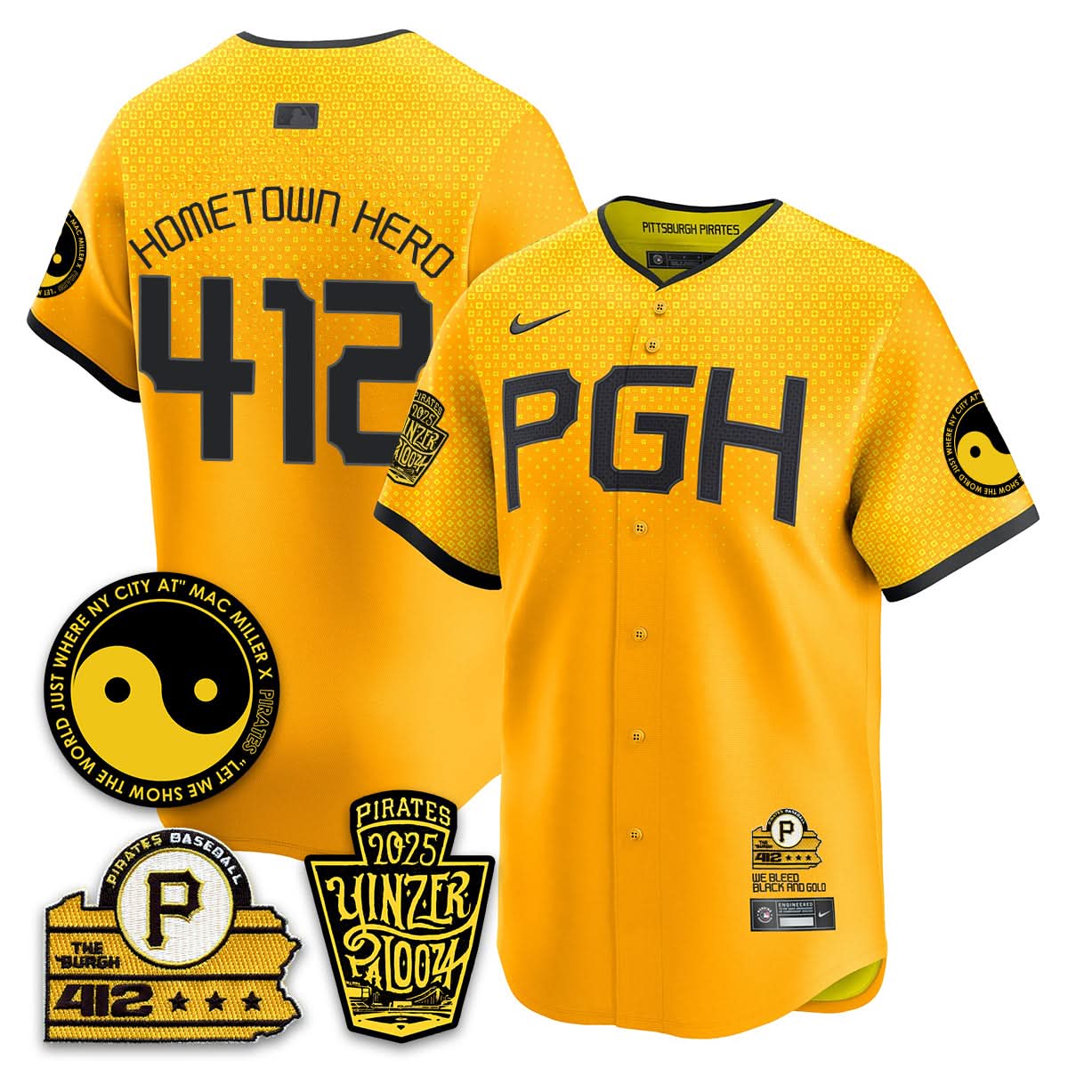 Pittsburgh Pirates Yinzerpalooza 2025 Limited Jersey - All Stitched