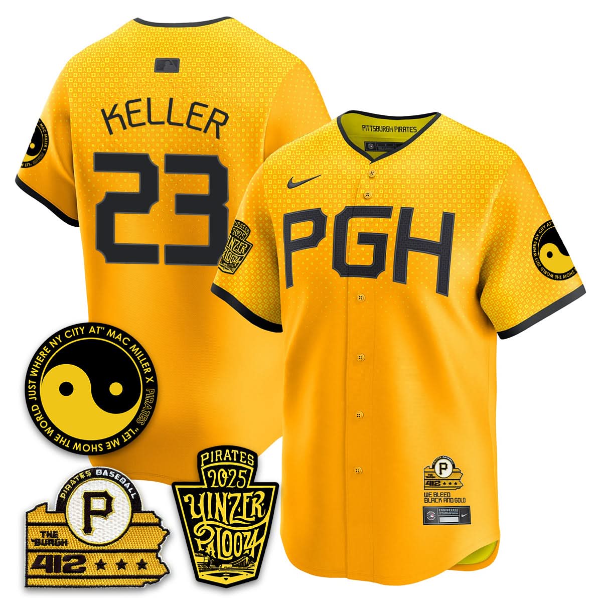 Pittsburgh Pirates Yinzerpalooza 2025 Limited Jersey - All Stitched