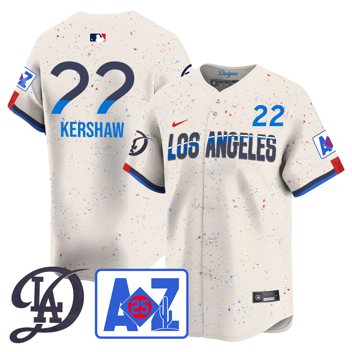 Los Angeles Dodgers 2025 Spring Training Jersey - All Stitched