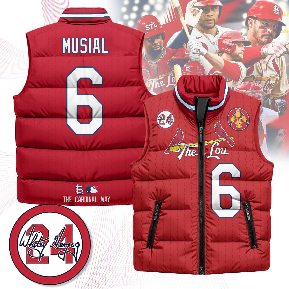St. Louis Cardinals Unisex Puffer Vest