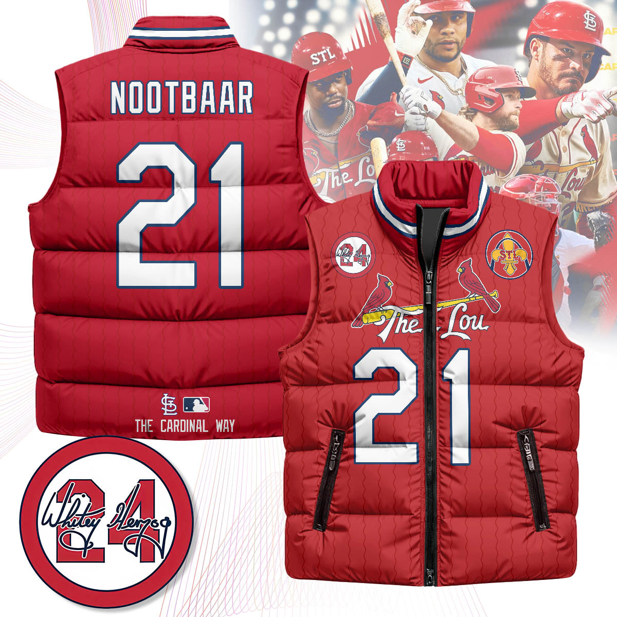St. Louis Cardinals Unisex Puffer Vest