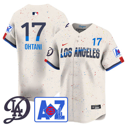 Los Angeles Dodgers 2025 Spring Training Jersey - All Stitched