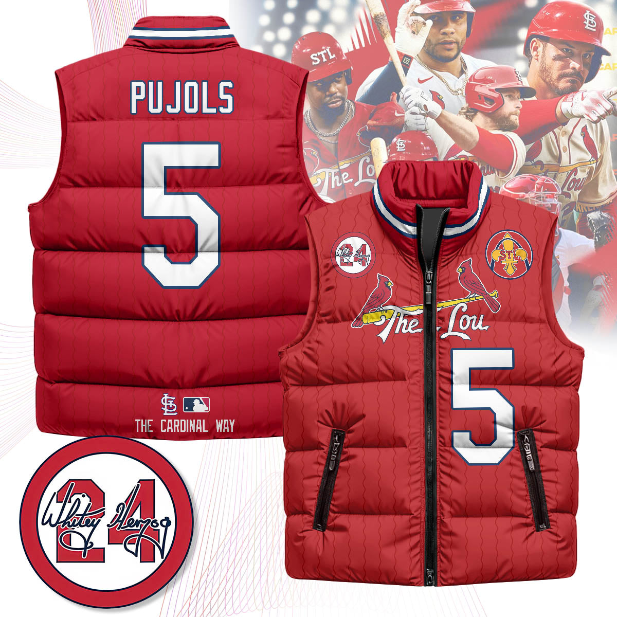 St. Louis Cardinals Unisex Puffer Vest