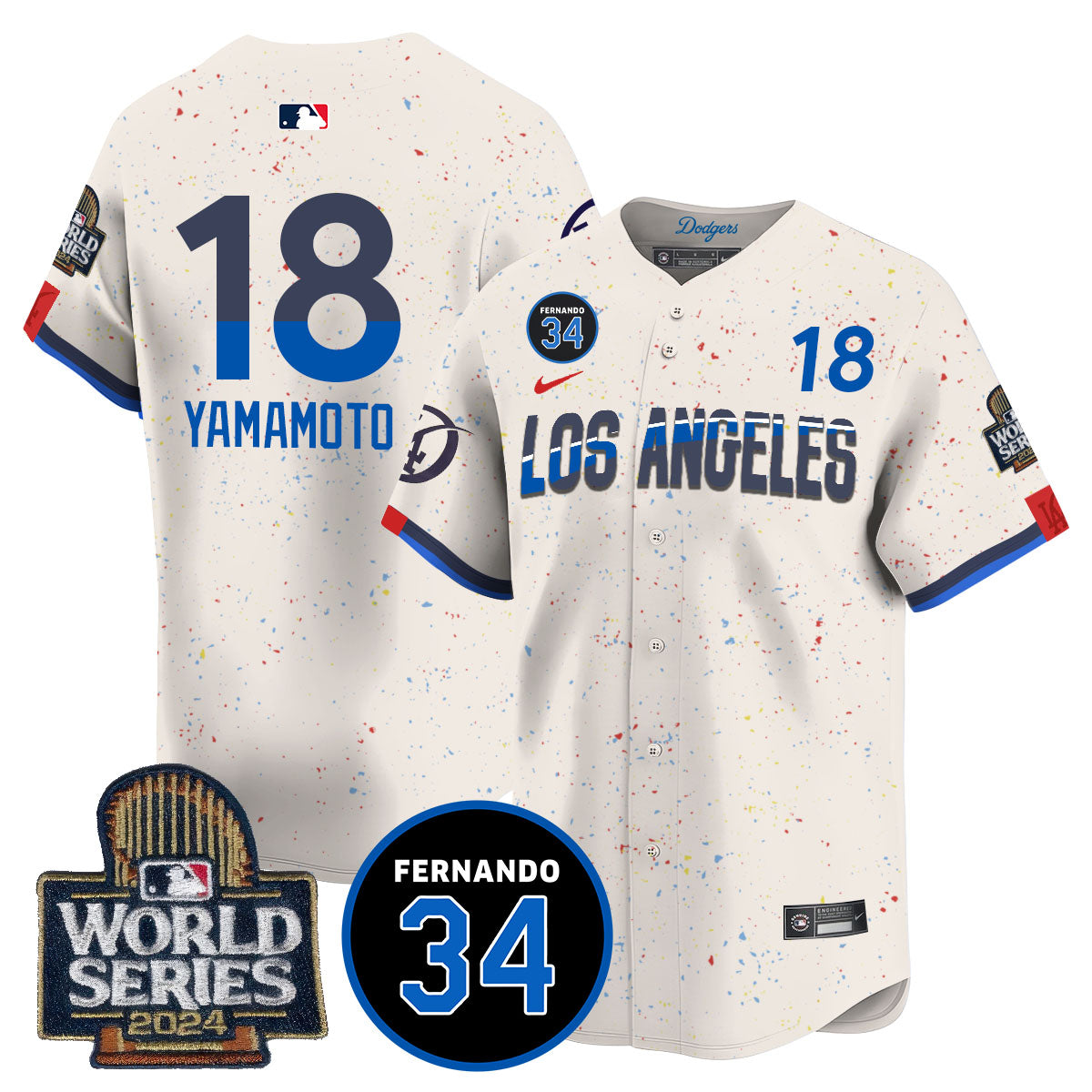 Dodgers Fernando Valenzuela Memorial Jersey - All Stitched