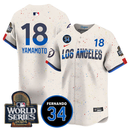 Dodgers Fernando Valenzuela Memorial Jersey - All Stitched