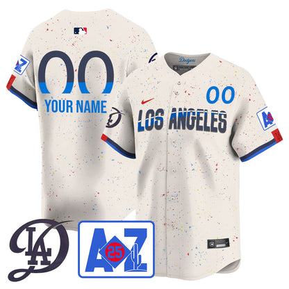 Los Angeles Dodgers 2025 Spring Training Custom Jersey - All Stitched