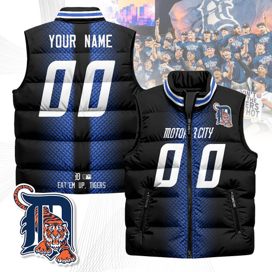 Personalized Detroit Tigers Unisex Puffer Vest