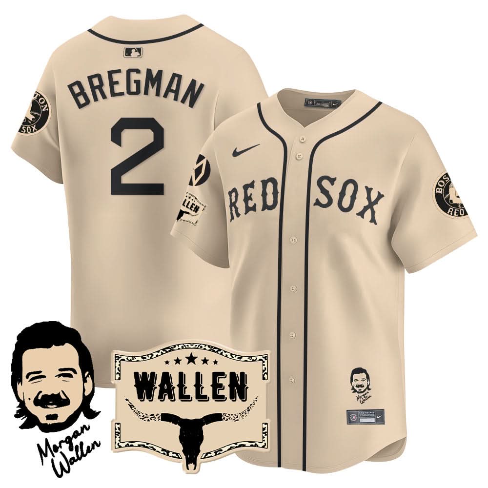 Boston Red Sox Morgan Wallen 2025 Jersey - All Stitched