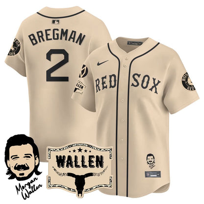 Boston Red Sox Morgan Wallen 2025 Jersey - All Stitched