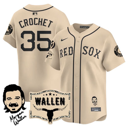 Boston Red Sox Morgan Wallen 2025 Jersey - All Stitched