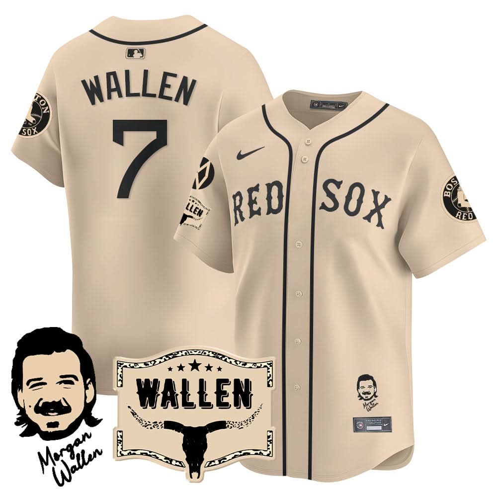 Boston Red Sox Morgan Wallen 2025 Jersey - All Stitched