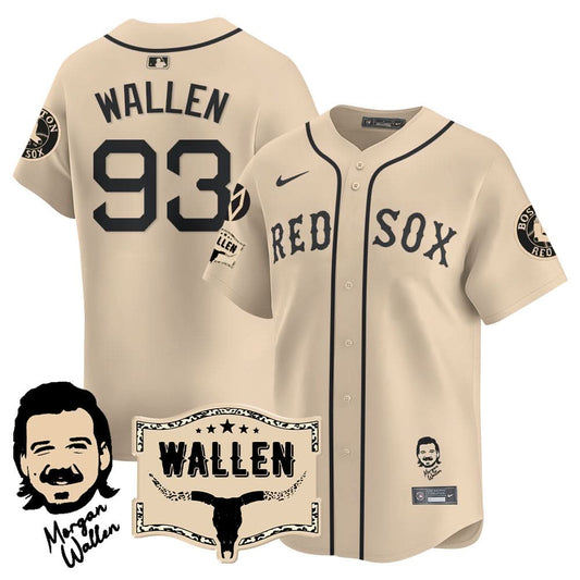 Boston Red Sox Morgan Wallen 2025 Jersey - All Stitched
