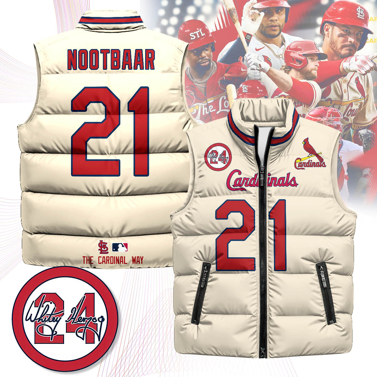 St. Louis Cardinals Unisex Puffer Vest