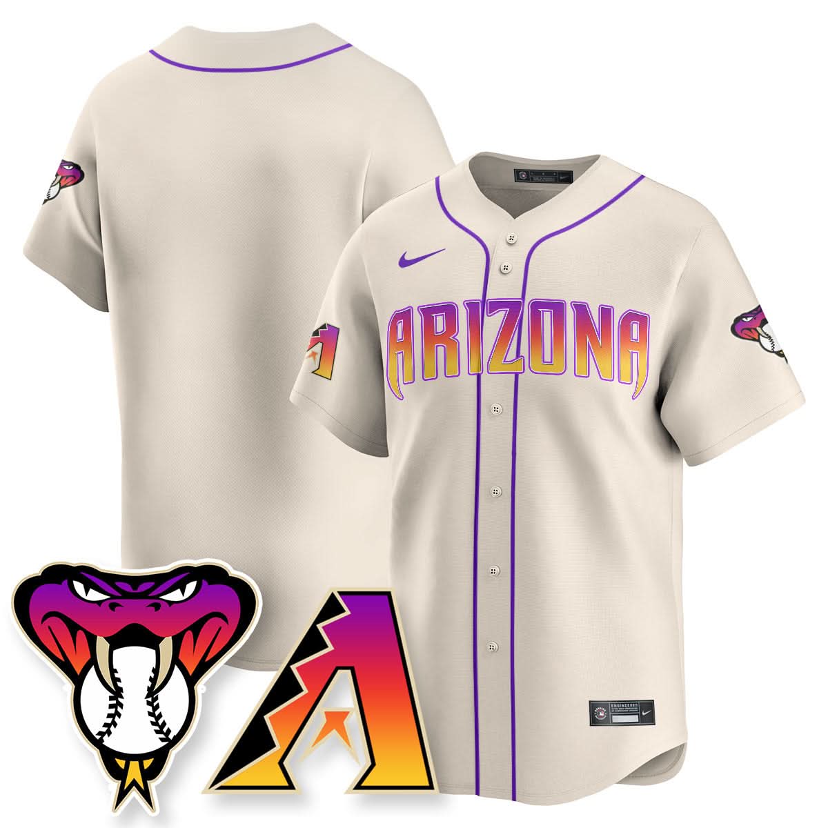 Arizona Diamondbacks 2025 City Connect Concept Jersey - All Stitched