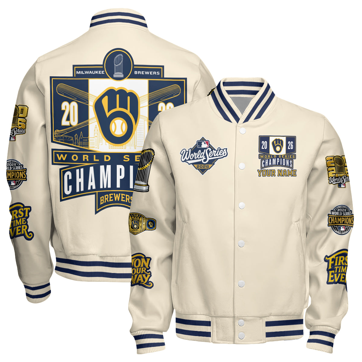 MIL 2026 WS Champions Limited Edition Custom Varsity Jacket - Printed V3