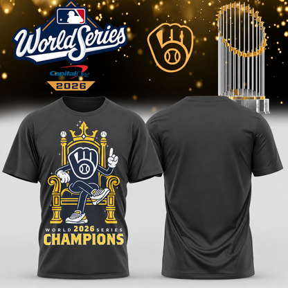 MIL World Series Champions One Side T-Shirt - Printed V29