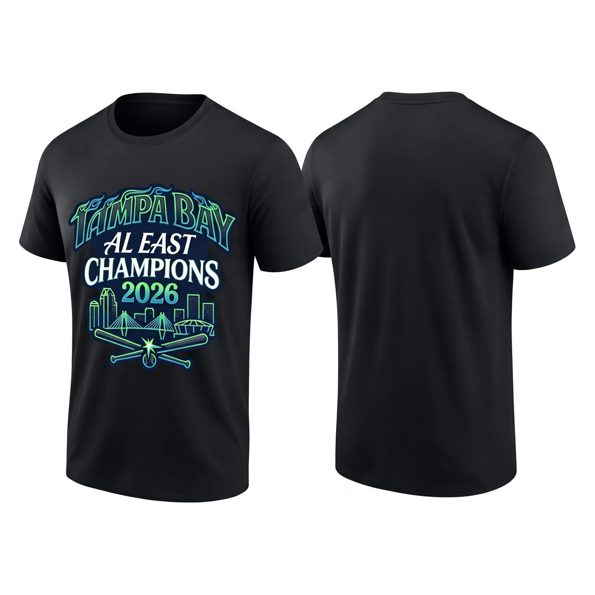 TBR 2026 AL East Champs One Side T-Shirt - Printed V2