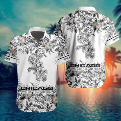 Chicago White Sox Special Hawaiin Design Button Shirt ST2401 - The Lucky Shops