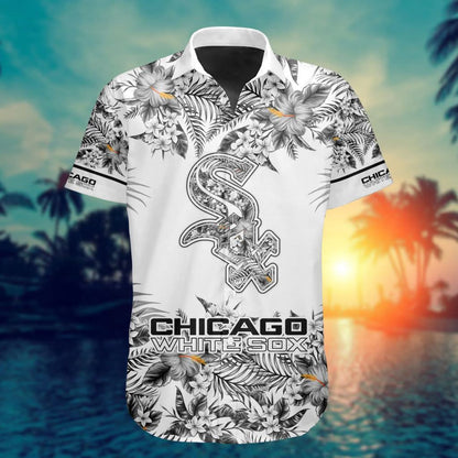 Chicago White Sox Special Hawaiin Design Button Shirt ST2401 - The Lucky Shops