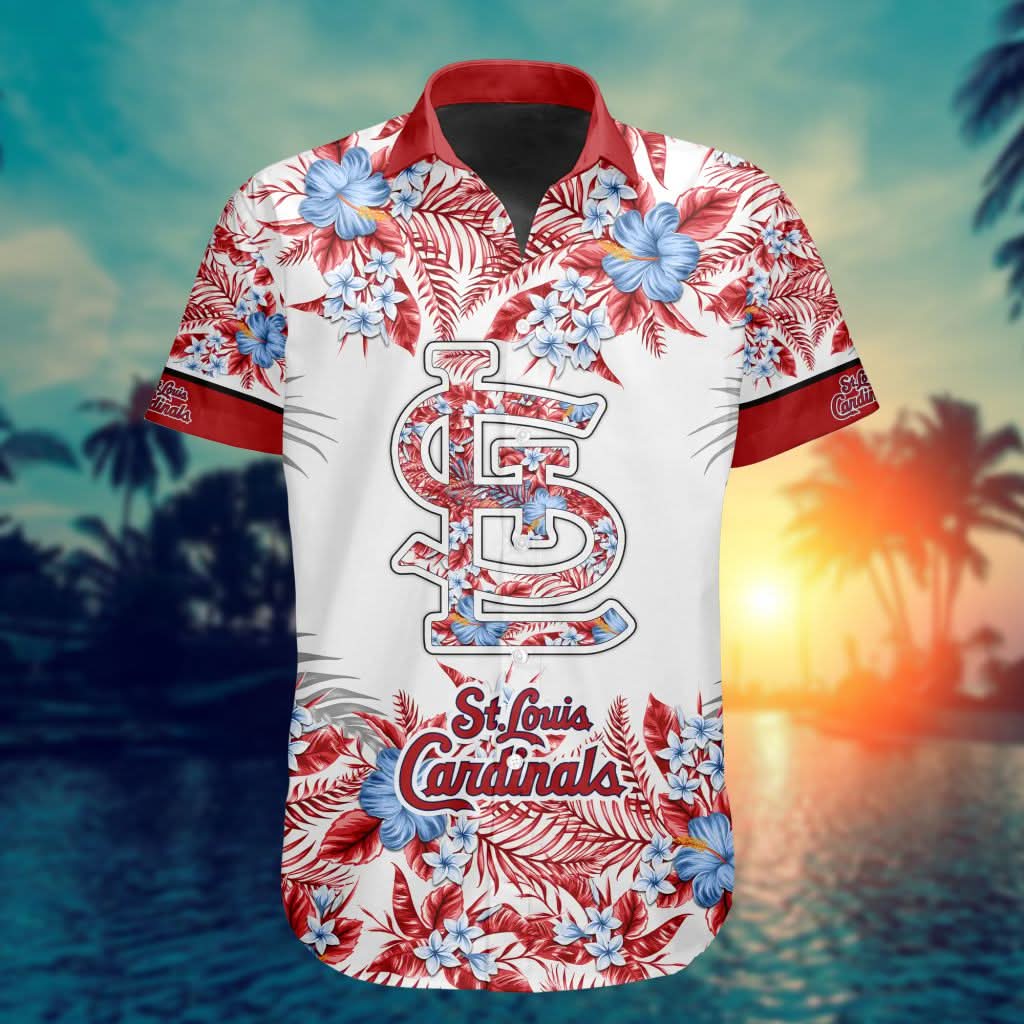 St. Louis Cardinals Special Hawaiin Design Button Shirt ST2401 - The Lucky Shops