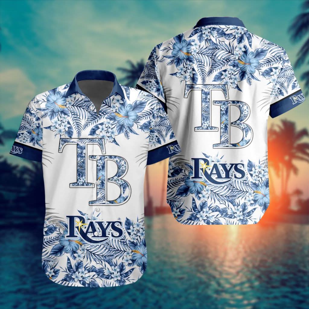 Tampa Bay Rays Special Hawaiin Design Button Shirt ST2401 - The Lucky Shops