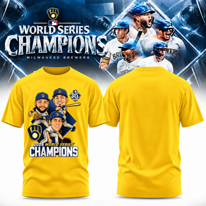 MIL World Series Champions One Side T-Shirt - Printed V25