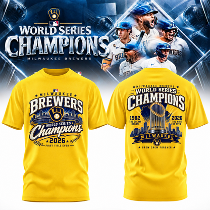 MIL World Series Champions Two Sides T-Shirt - Printed V11