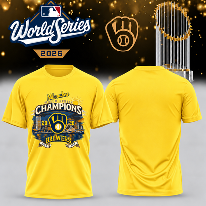 MIL World Series Champions One Side T-Shirt - Printed V37