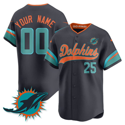 Custom MIA "Rivalries" Vapor Limited Baseball Jersey - All Stitched