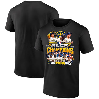 MIL NLCS Champions Win Our Way One Side T-Shirt - Printed
