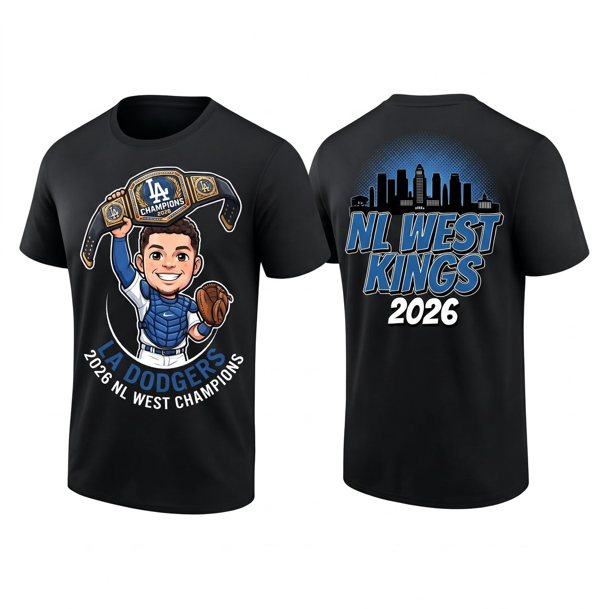 SEA 2026 NL West Champs Two Sides T-Shirt - Printed V3